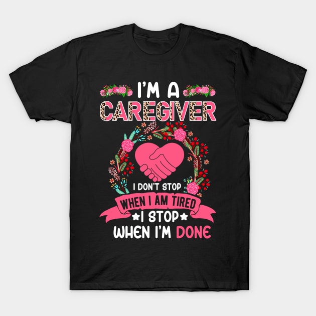 Awesome Caregiver T-Shirt by maexjackson